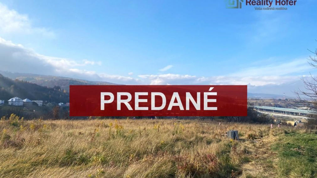 Pozemok 1053m2 na budúcu výstavbu RD, Vydumanec, Prešov