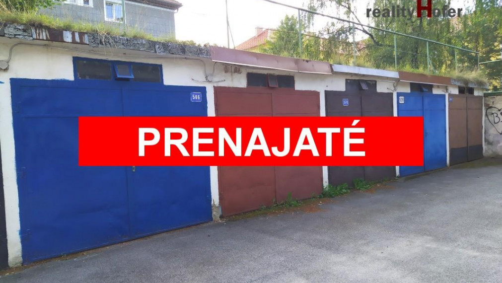 Prenájom - Murovaná garáž na Engelsovej, Prešov