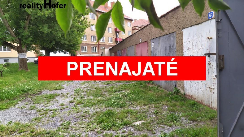 Prenájom - Murovaná garáž s elektrinou, Pavlovičovo nám., Prešov