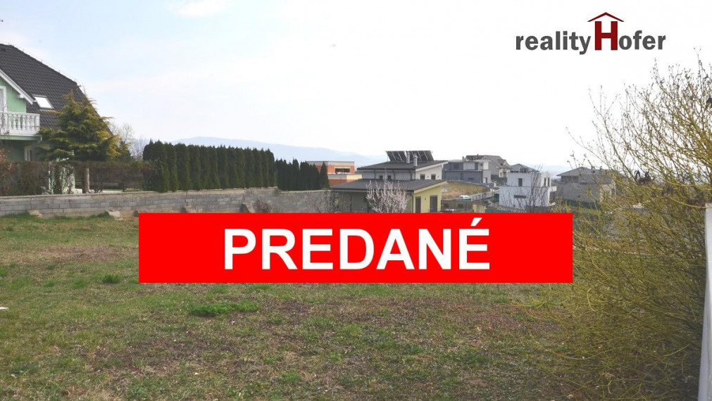 Rovinatý pozemok 847m2, komplet IS, slepá ulica, Šidlovec, Prešov