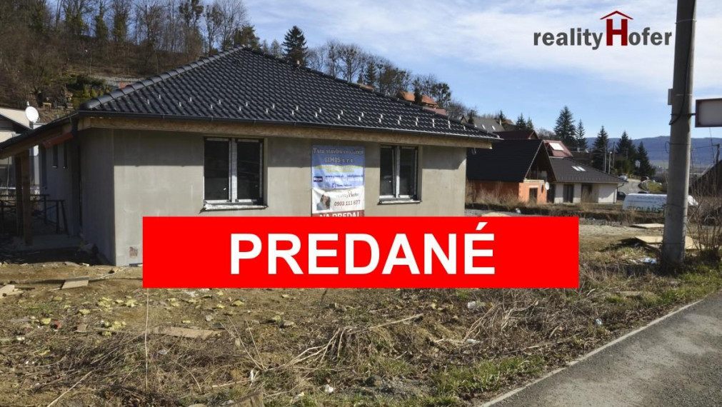 Novostavba 4 izbový bungalov, pozemok 830m2, Za Kalváriou, Prešov