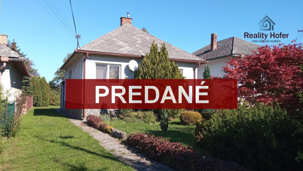 Starší tehlový RD, pozemok 800m2, Nižná Šebastová, Prešov