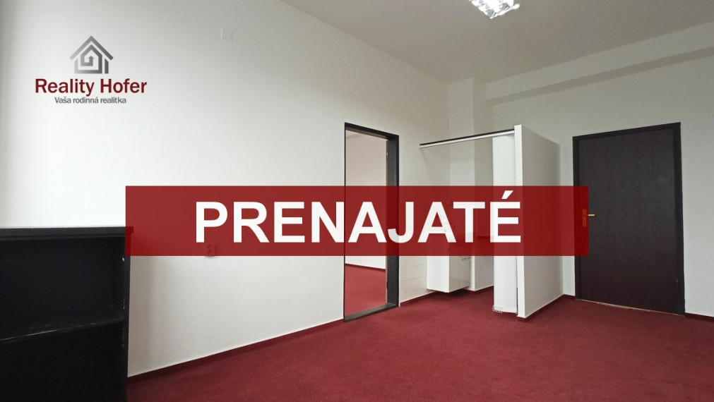 Kancelárie s umývadlom, 48m2, Nižná Šebastová, Prešov