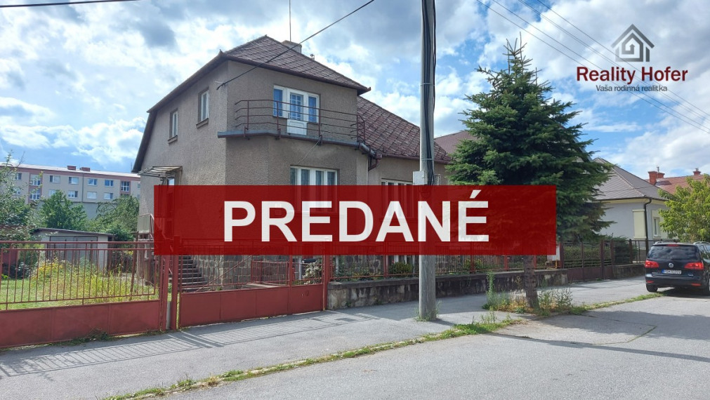 Starší tehlový RD, pozemok 971 m2, Železničiarska ul., Prešov