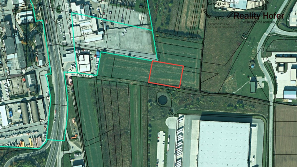 Priemyselný pozemok pri IPZ Záborské, Prešov
