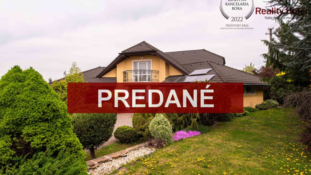 Priestranný rodinný dom, pozemok 1811m2, Prešov - Šalgovík