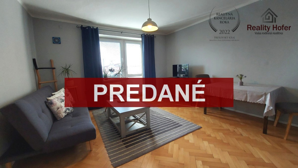 Tehlový 3 izbový byt pri nemocnici, Hollého, Prešov
