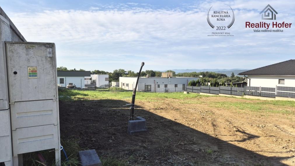 Pozemok na výstavbu RD, 969m2, Šalgovík, Prešov