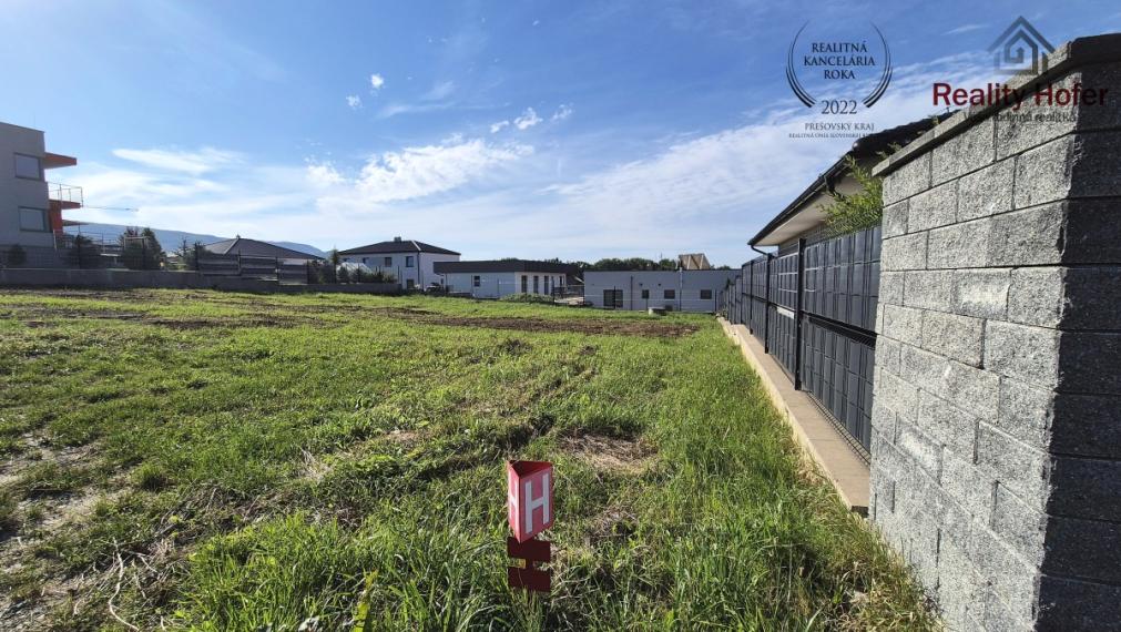 Pozemok na výstavbu RD, 969m2, Šalgovík, Prešov