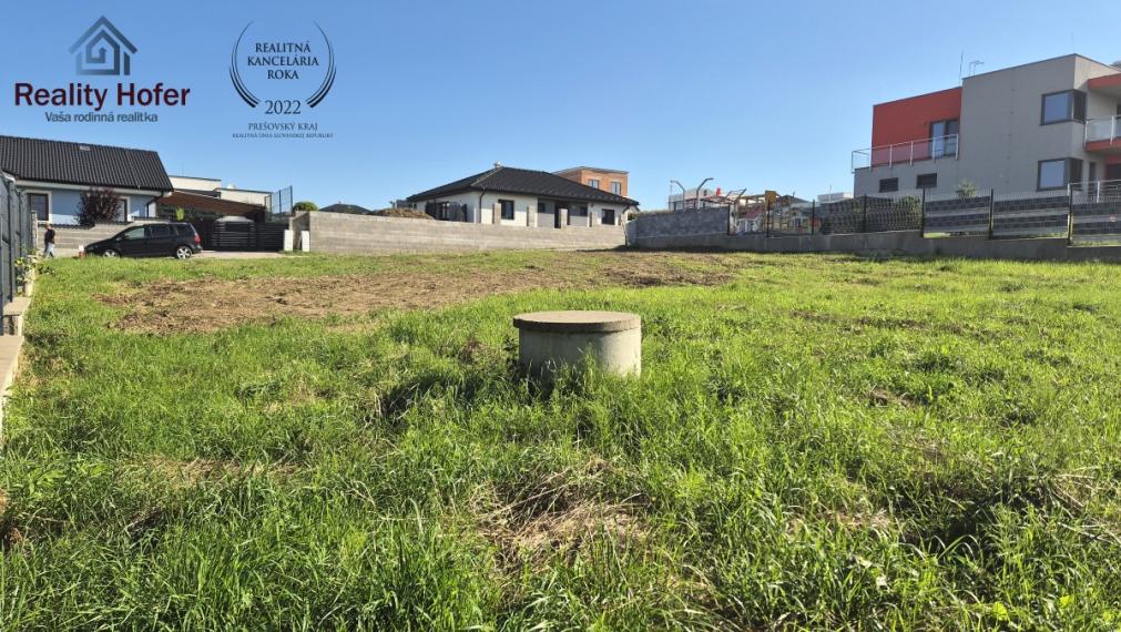 Pozemok na výstavbu RD, 969m2, Šalgovík, Prešov