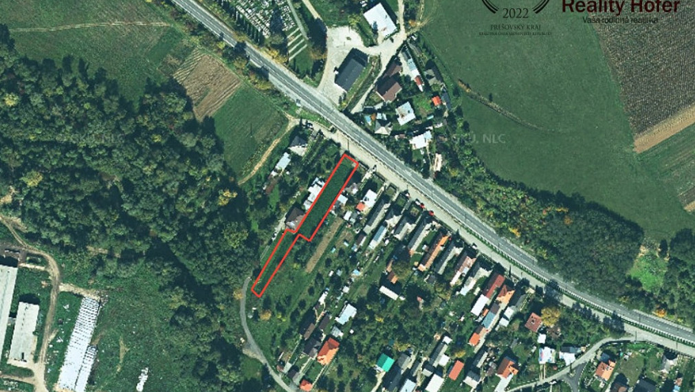 Pozemok na výstavbu RD, komplet IS, Chminianska Nová Ves, Prešov