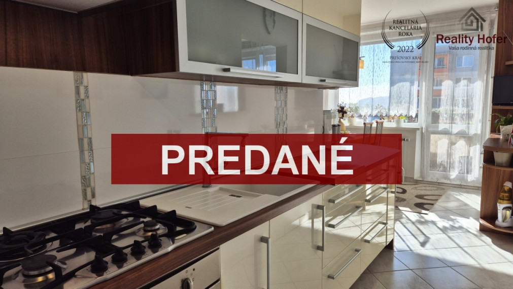 Zrekonštr. 3 izbový byt s nádherným výhľadom, Sídlisko III, Prešov