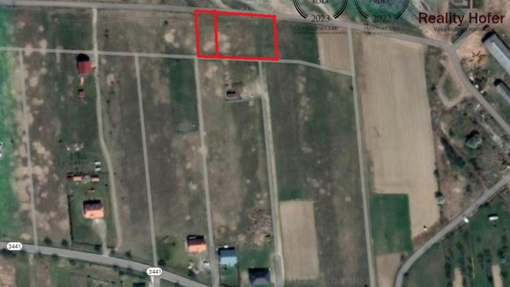 Pozemok na výstavbu RD v dosahu MHD, Ruská Nová Ves, Prešov