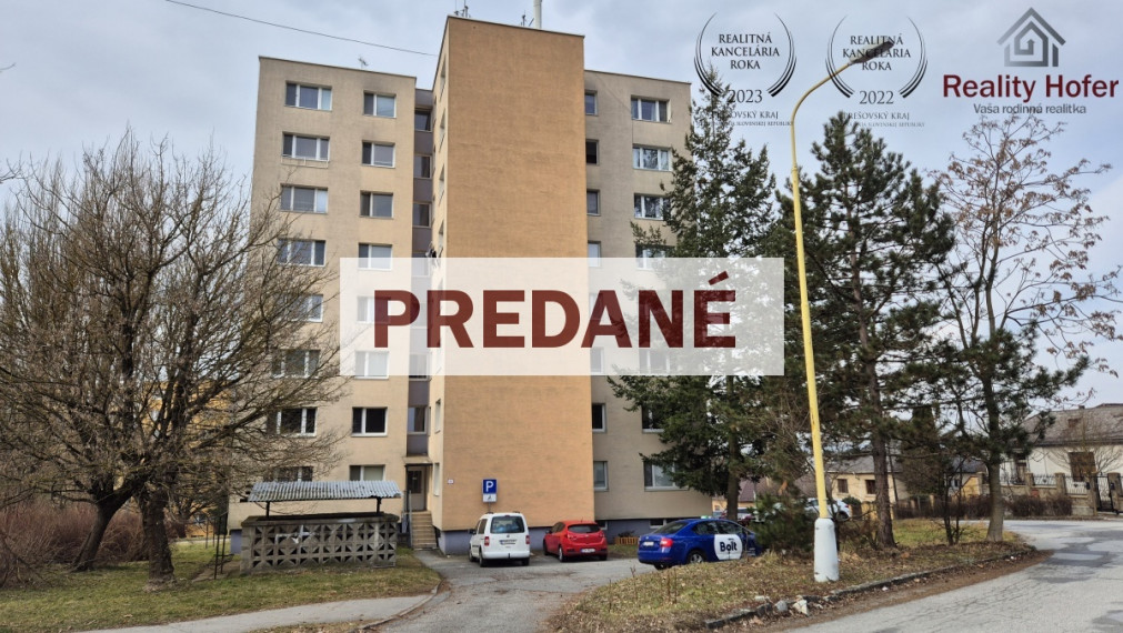 1 izbový byt blízko centra, Kotrádova, Prešov