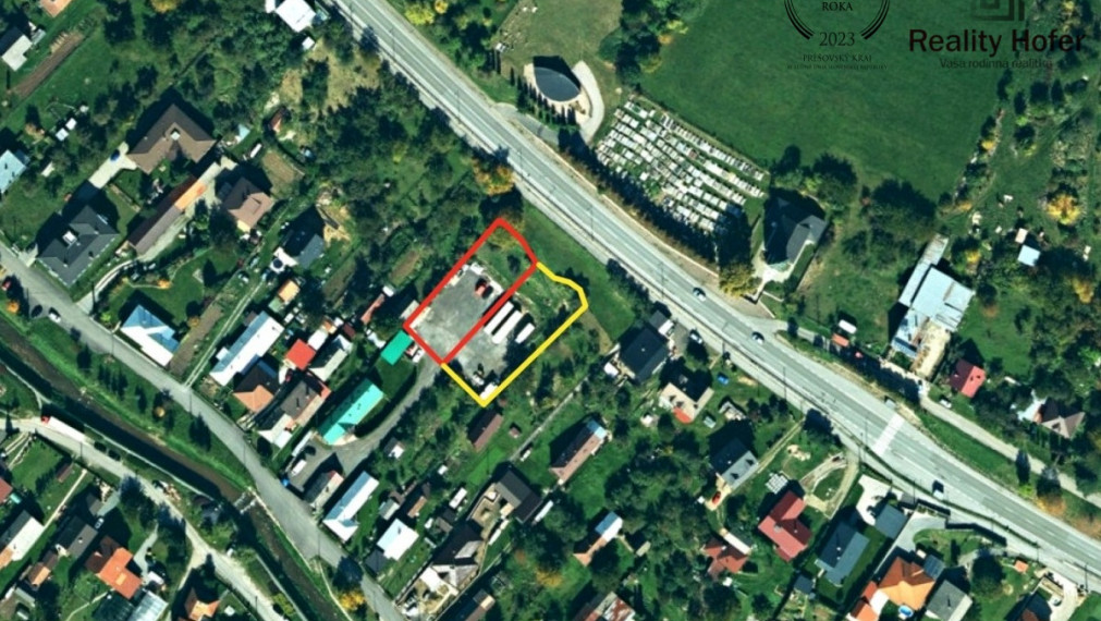 Pozemok pre rodinné domy, Bertotovce, Prešov