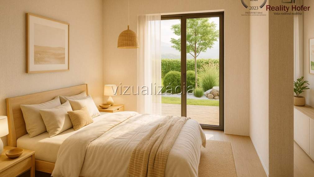 Novostavba bungalov, pozemok 486m2, Fintice, 7 km od Prešova