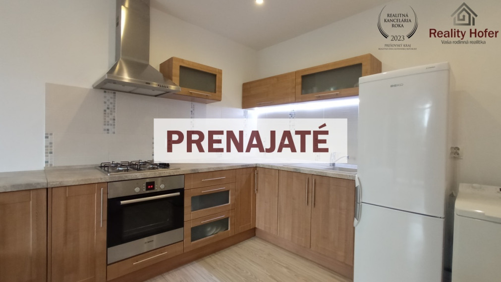 Zariadený 1 izbový byt, ul. Zápotockého, Prešov