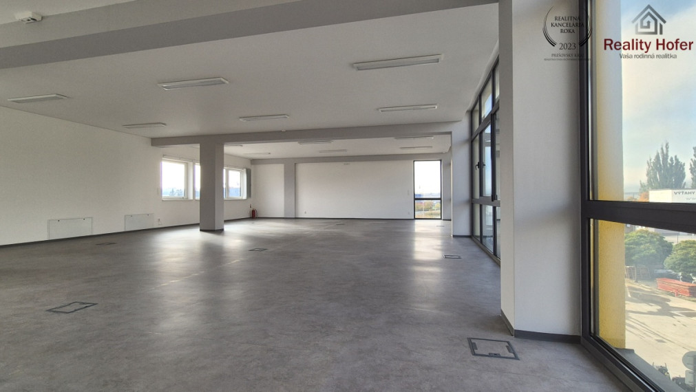 Kancelária open space, parking, 156m2, Košická, Prešov