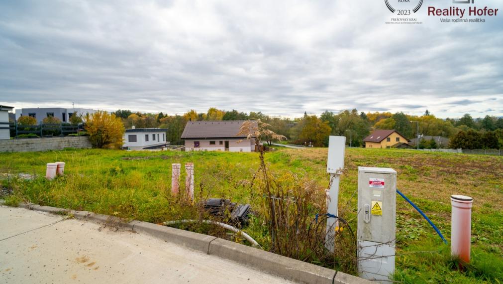 Pozemok na výstavbu RD, všetky IS, ul. Sovia, Šalgovík, Prešov