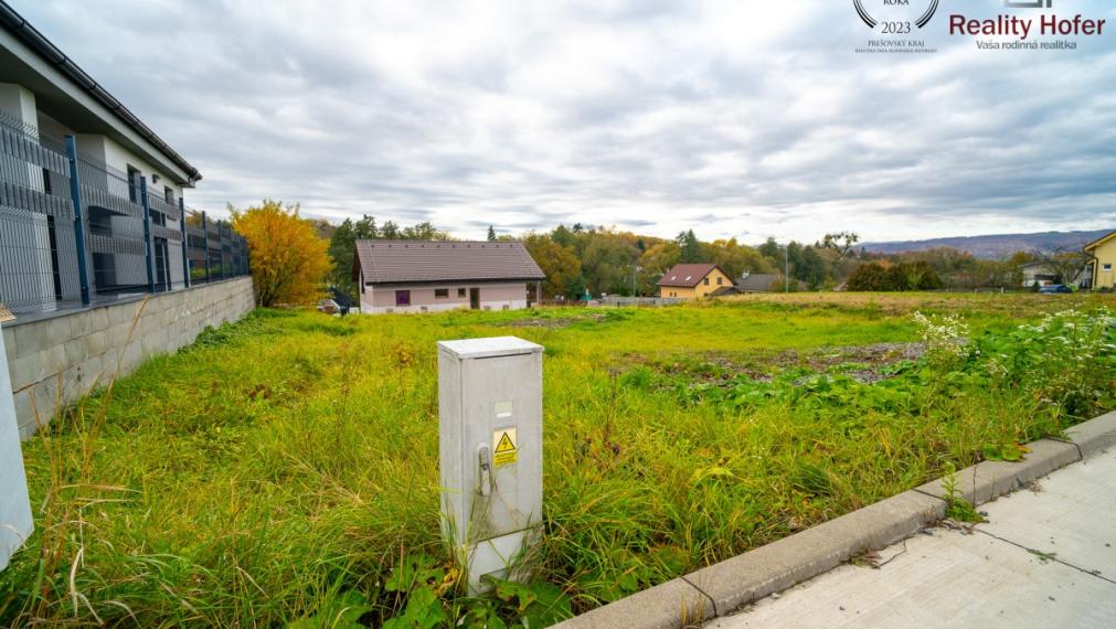 Pozemok na výstavbu RD, všetky IS, ul. Sovia, Šalgovík, Prešov