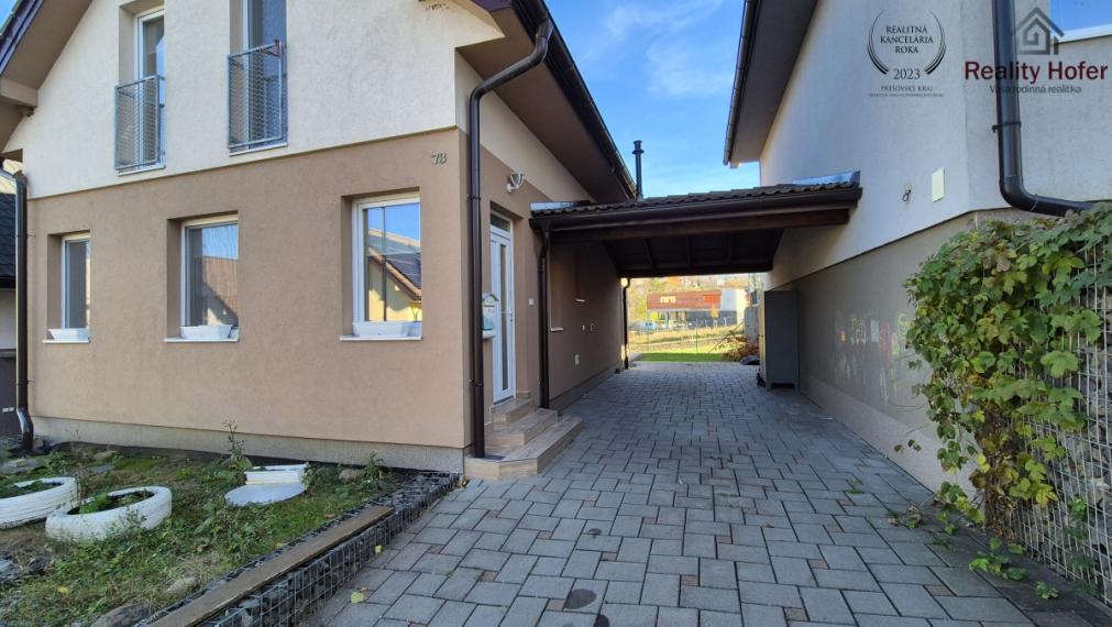 Tehlový rodinný dom 11 km od Prešova, Trnkov