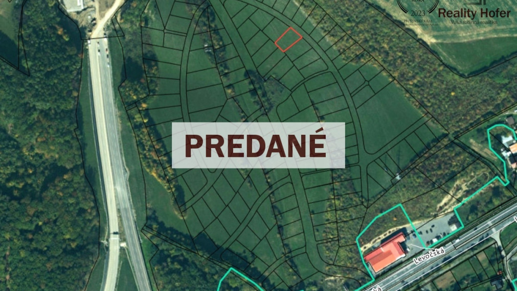 Investičný pozemok, 593m2, Hnevlivá dolina, Prešov