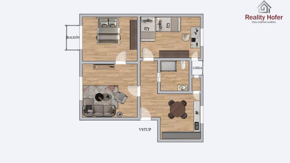 Výnimočný tehlový 3 izb. byt, 89m2, širšie centrum, Prešov