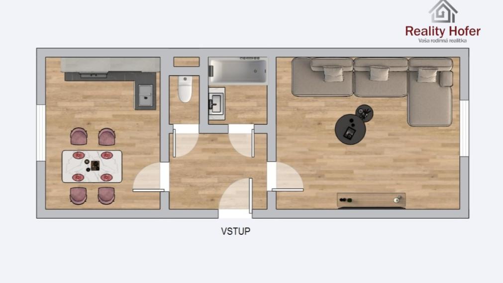 Veľký 1 izbový byt, 43m2, Važecká, Prešov