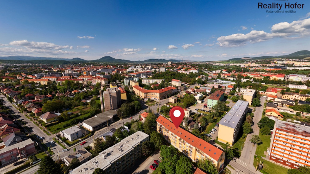 Tehlový 3 izb. byt, mezonet, 87m2, širšie centrum, Prešov