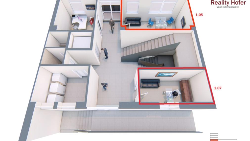 Kompletne zrekonštruované kancelárie, od 10,6m2,  DePoint, Prešov