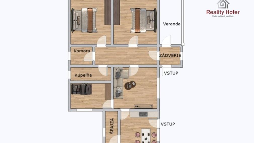 Starší vidiecky dom, pozemok 918m2, Hermanovce, okr. Prešov