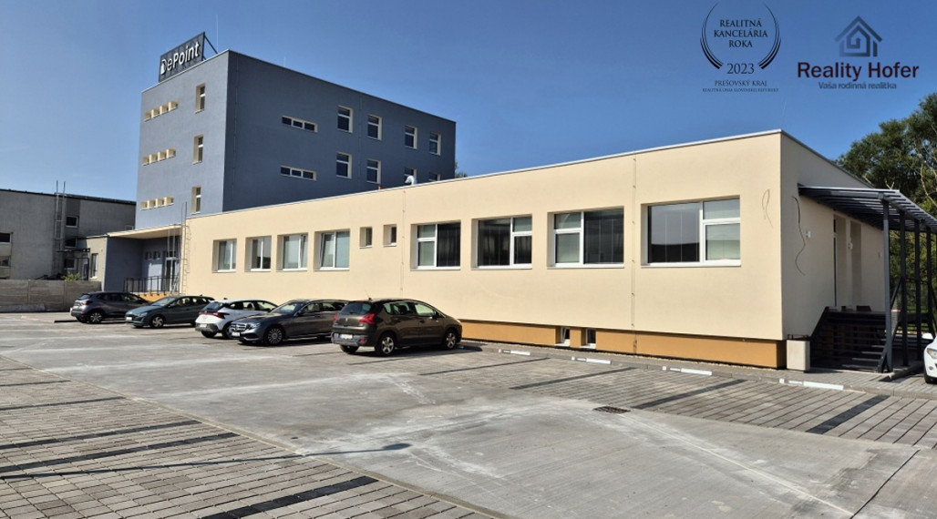 Kompletne zrekonštruovaná kancelária 21,6m2,  DePoint, Prešov