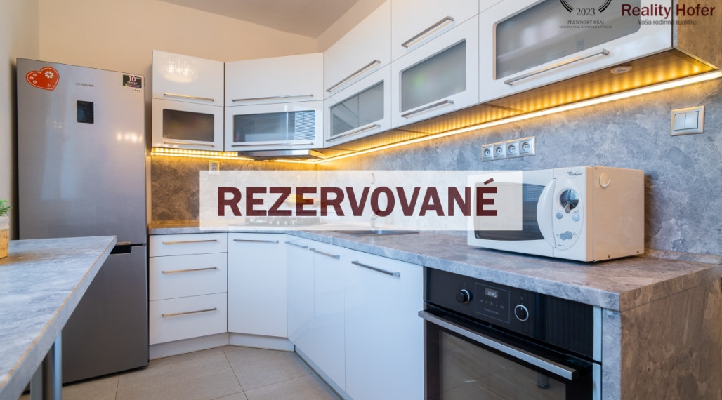 Kompl. zrek. 2,5 izbový byt, 65m2, Šrobárova ul., Prešov