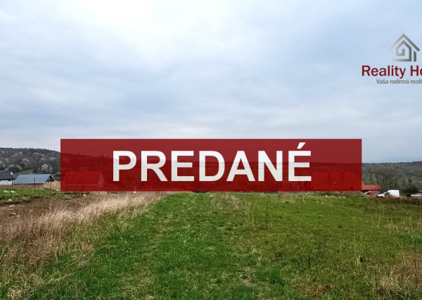 Pozemok 655 m2 na výstavbu RD, Ruská Nová Ves, Prešov