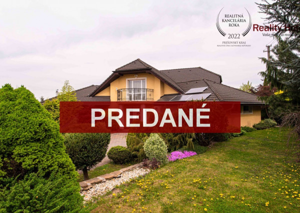 Priestranný rodinný dom, pozemok 1811m2, Prešov - Šalgovík