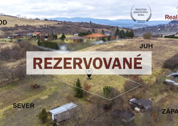 Investičný pozemok na bud. výstavbu, Vydumanec, Prešov