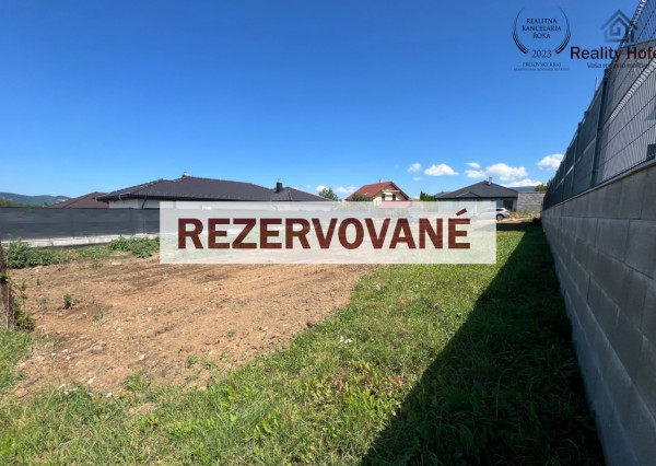 Pozemok na okamžitú výstavbu RD, 728m2, Ľubotice, Prešov