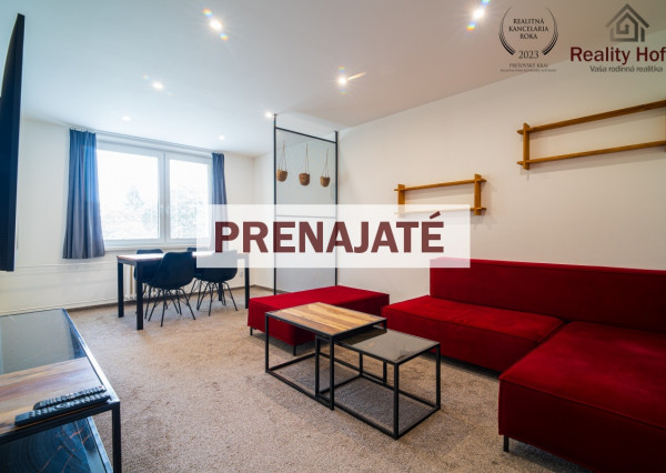 Zariadený 2 izbový byt, 66m2, loggia, ul. V. Clementisa, Prešov